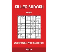Tewebook Sumdoku Killer Sudoku Hard 200 Puzzle With Solution Vol 4 (Tascabile)