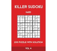 Tewebook Sumdoku Killer Sudoku Hard 200 Puzzle With Solution Vol 4 (Tascabile)
