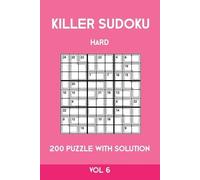 Tewebook Sumdoku Killer Sudoku Hard 200 Puzzle With Solution Vol 6 (Tascabile)