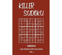 Tewebook Sumdoku Killer Sudoku Medium 200 Puzzle WIth Solution Vol 1 (Tascabile)