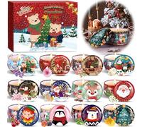TEWWCEO Candele Profumate Regalo di Natale 12 pezzi Candele Set per Aromaterapia Candela Aromatica di cera di soia naturale con coperchio, Decora il Natale, Regalo per Donna, Mamma, Amici
