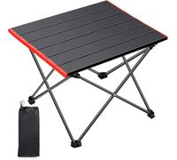 TEWWCEO Tavolo da Campeggio Leggero Pieghevole in Alluminio Portatile con Borsa da Trasporto,Tavolo Pieghevole Compatto,Tavolino Campeggio Alluminio per Picnic,Spiaggia,Escursionismo,Viaggi,Pesca