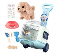 Tewzafiya Animali Elettronici | Animale Interattivo Parlante e Camminante,Figure Bamboli di Peluche Realistiche per Gioco Simbolico Bambini Regalo Compleanno Apprendimento Divertente