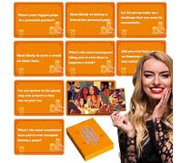 Tewzafiya Bere giochi per adulti, gioco di carte da bere, 50 pezzi, giochi da bere, giochi di carte per adulti | gioco da bere per la famiglia, gli amici, la casa, il Ringraziamento, Natale, la