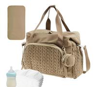 Tewzafiya Borsa per pannolini, borsa per l'ospedale, borsa per bambini di grande capacità, con custodia per ciuccio, borsa per il lavoro portatile, zaino, accessorio per bambini per la casa, i viaggi