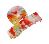 Tewzafiya Clip per capelli, clip per capelli per donne - Futti di capelli spessi - 2,4 pollici estetici eleganti forti tenuti mezze clip per le ragazze per le donne.