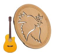 Tewzafiya Copertura della buca per chitarra acustica, per chitarra acustica,Parti per chitarra leggere per chitarra - Strumenti per chitarra per ridurre il feedback e il rumore.
