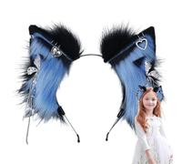 Tewzafiya Fascia per orecchie di animali, per Halloween, per cosplay, per spettacoli scolastici, teatri, costumi, spettacoli di scena e danze
