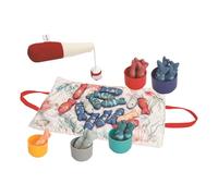 Tewzafiya Gioco di per bambini - Gioco di per bambini con tazze impilabili - Gioco educativo per promuovere il riconoscimento dei colori per la casa, in viaggio e in casa