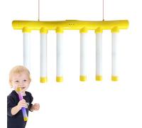 Tewzafiya Gioco riflesso, bacchette per gioco di reazioni scure, giocattolo manuale per allenamento di coordinazione degli occhi con musica, attività educativa, 3 livelli regolabili, ricarica USB