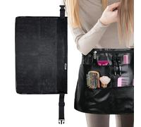 Tewzafiya Grembiule da Parrucchiere per Donne | Grembiule Da Lavoro Mezza Vita Con 6 Tasche,Borsa A Vita Regolabile Con Comodo Stoccaggio Per Professionisti Arte Salone Di Bellezza