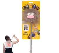 Tewzafiya Martello da massaggio per cartoni animati, Martello da massaggio manuale - Martello da massaggio in peluche Simpatico strumento per massaggio manuale,Bastone da massaggio Cartoon Knock