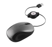 Tewzafiya Mouse Da Viaggio per Portatile,Piccoli Mouse USB Da Viaggio con Cavo Retrattile - Accessorio per Computer Portatile per PC Lavoro Ufficio Caffetteria Biblioteca Hotel Casa o Business