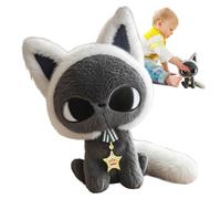 Tewzafiya Peluche gatto in peluche coccolone - Compagno morbido e confortante 25 cm ideale per casa camera da viaggio ufficio Pasqua compleanno regalo