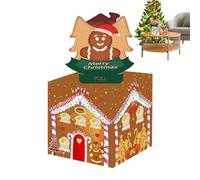 Tewzafiya Porta Soldi Natalizi Per Contanti - Scatola con Soldi a per Natale - Distributore di Biglietti Divertente per Feste,Regalo per Compleanni Carnevale Riunioni Familiari e con Amici