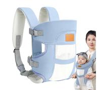 Tewzafiya Portabebè Frontale,Neonato Traspirante con Supporto Testa | Sacca Orizzontale Ergonomica Traspirante con Supporto Testa Regolabile per Passeggiate, Camminate con il Cane e Commissioni