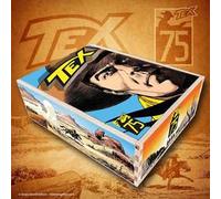 Tex 75. Box legno. Con shopper in tela, cartolina