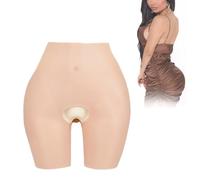 Tex-Eorey Mutande Sollevanti in Silicone Traspirante con Design A Cavallo Aperto, Cuscinetti Finti per Fianchi, Modellatore del Corpo per Il Miglioramento delle Curve Femminili.,Bianca