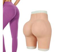 Tex-Eorey Mutande Vaginali Realistiche in Silicone Staccabile Che Nascondono Boxer Gaff Enhancer Slip per L'ispessimento dei Fianchi per Drag Queen Ladyboy,Brown(Upgrades),One Size