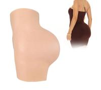 Tex-Eorey Mutandine con Vagina Finta in Silicone, Enhancer per Fianchi, Slip Modellante per Glutei, Pantaloncini Boxer con Gaff Nascosto per Drag Queen,White(Basics)