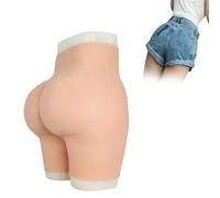 Tex-Eorey Mutandine da Uomo in Silicone per Sollevare Il Culo Che Nascondono Pantaloncini Finta Figa Gaff per Travestirsi Drag Queen Transgender,White(Basics)