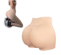 Tex-Eorey Mutandine in Silicone con Cavallo Aperto, Fianchi Finti, Culotte per Aumentare Il Sedere, Biancheria Modellante per Crossdresser,Wheat,One Size