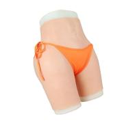 Tex-Eorey Mutandine in Silicone con Culo Finto Push Up Imbottito Realistico sull'anca Migliora con catetere Crossdresser Biancheria Intima per Transgender,Avorio,Upgrades