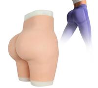 Tex-Eorey Pantaloni in Silicone con Sollevamento del Sedere, Slip Gaff Realistici Che Nascondono La Vagina, Mutandine per I Fianchi per Cosplay Drag Queen Crossdresser,White(Upgrades)