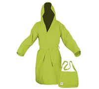 Tex family - Accappatoio Microfibra PODDY | Assorbe 5 Volte Più della Spugna | Ideale per Sport e Viaggio | Leggero e di Facile Manutenzione, Verde Lime, L, Large, Microfibra