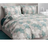 Tex family Completo Lenzuola Invernale Flanella Petali Verde - Cotone Felpato Anti-Pilling - Made in Italy - Una Piazza