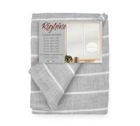 Tex family COPPIA tendina VETRO MODERNA larga 45 o 60 o 85 RIGHINE Grigio - COPPIA (2 TELI) CM. 45X230