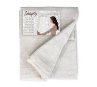 Tex family Coppia Tendine Vetro Moderne Simply Beige - Tessuto Poliestere bouclè Semitrasparente, orlino Tunnel - Coppia (2 Teli) CM. 90X240