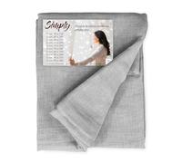 Tex family Coppia Tendina Vetro Moderna Larga 45 o 70 o 90 Simply Grigio - Coppia (2 Teli) CM. 45X240