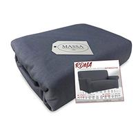 Tex family COPRIDIVANO Universale elasticizzato ROMA antimacchia GRIGIO SCURO - 2 POSTI da cm. 110 a 170