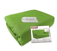 Tex family COPRIDIVANO Universale elasticizzato ROMA antimacchia VERDE - 4 POSTI da cm. 180 a 270