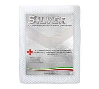 Tex family COPRIMATERASSO in Fibra d'Argento Silver Made in Italy - 1 Piazza E Mezza