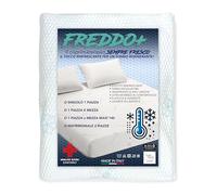 Tex family Coprimaterasso Rinfrescante Freddo+ Ice-Touch, Estivo, Termoregolatore, Traspirante, Anti-umidità, Morbido, Elasticizzato - 1 Piazza E Mezza Maxi 140