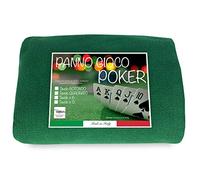 Tex family Copritavolo da Gioco in Feltro Verde con Elastico - Poker, Carte, Tavoli da 4 a 12 Posti - Rettangolare, Quadrato o Rotondo - 100% Poliestere, Made in Italy - Cm 135x135 QUADRATO