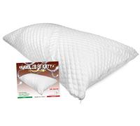 Tex Family Federa Brigitte 50×120 cm - Soprafedera in Cotone 100 % con Chiusura Clic-Clac - Una Piazza e Mezza (Misura Francese) (Sotto Federa zip)