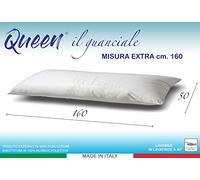 Tex family GUANCIALE QUEEN cuscino LETTO MAXI lungo cm. 160 MIS. Bianco CM. 50 X 160