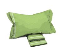 Tex family Lenzuola Matrimoniali Cotone Completo MAXI Design Moderno Time Colore Verde