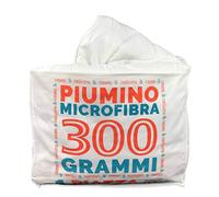 Tex family Piumino Letto Invernale Bianco 300 gr/mq - Microfibra Morbida e Poliestere Anallergico - Caldo e Traspirante - 2 PIAZZE