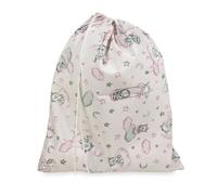 Tex family Sacco Asilo Pierino Misura Grande Maxi cm. 45x60 Disegno Gattino - Rosa