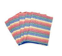 Tex family Set di 6 Strofinacci Cucina Cotone - Strofinacci Cucina Spugna Multicolor - Canovacci Cucina Artigianali Made in Italy - 50x70cm