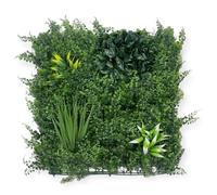 Tex family SIEPE Decorativa da Parete Finta Artificiale a Foglie per Muri e Balconi Ornamentale da Interno e da esterno Bolivia - Cm. 50x50