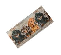 Tex family Tappeto Cucina Runner Cuccioli Bassotti - Passatoia Cucina Antiscivolo Lavabile PVC 6 mm - Made in Italy - Cm. 50x180