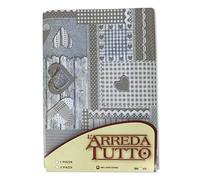 Tex family Telo ARREDO copritutto Gran Foulard copriletto COPRIDIVANO Tessuto (1 Piazza, Aprica Beige)