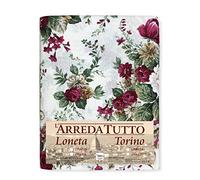 Tex family Telo ARREDO copritutto Gran Foulard COPRILETTO copridivano Tessuto LONETA (Sanderson Rosa, 2 Piazze)