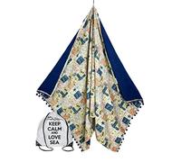 Tex family Telo Mare Doppio KIKOY in Cotone e in Spugna con Zaino Keep (Cavalluccio)