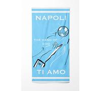 Tex family Telo Mare in Spugna Napoli Ti Amo Misura Grande cm. 90 X 170